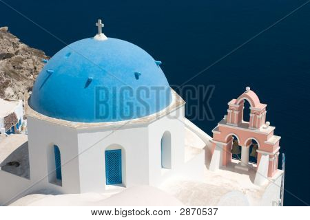 Santorini kostel