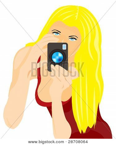 Pige fotograf