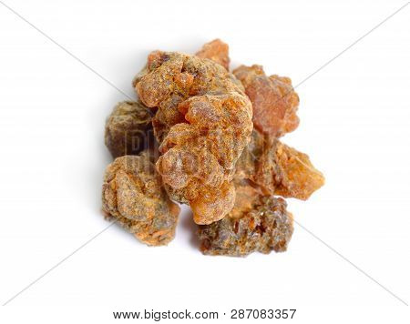 Sweet Myrrh Or Opopanax, Also Known As Opobalsam. Isolated On White