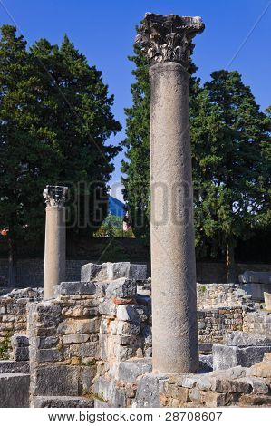 Gamle ruinerne i Salona, Kroatien