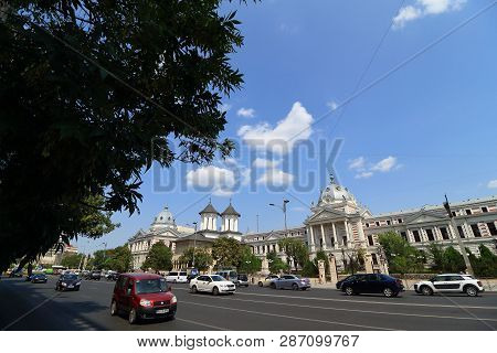 Bucharest, Romania - August 23, 2018: View Of Coltea Orthodox Church, Inaugurated On October 18, 170