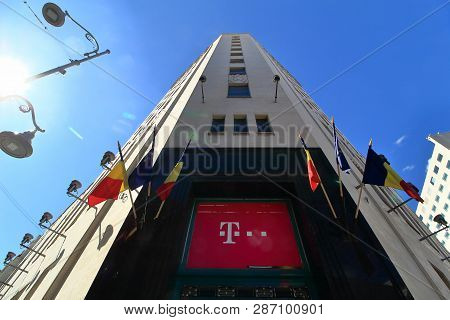 Telekom Building, In Bucharest, Romania.