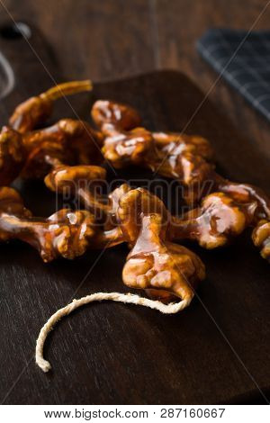 Turkish Cevizli Sucuk Churchkhela / Walnut Fruit Pulp Or Pestil.