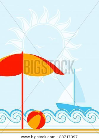 Beach tausta