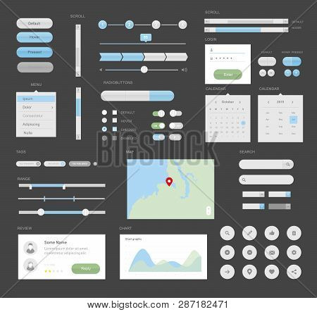 Mega Ui For Desktop Or Apps Interface Design