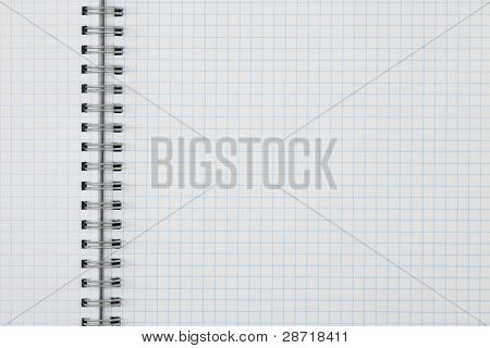 Achtergrond van pagina van werkboek