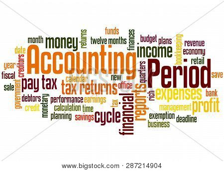 Accounting Period Word Cloud Concept 3