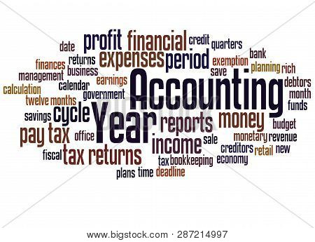 Accounting Year Word Cloud Concept 2