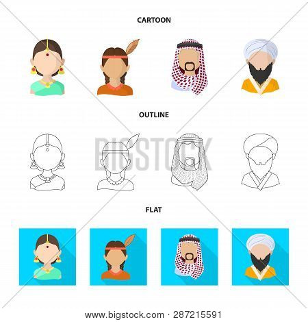 Vector Design Of Imitator And Resident Icon. Collection Of Imitator And Culture Stock Vector Illustr