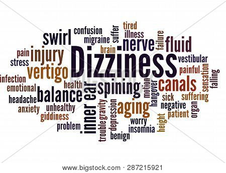 Dizziness Word Cloud Concept 2