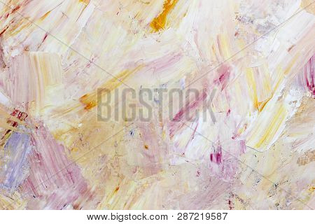 Abstract Atristic Oil Background. Oils On Canvas.