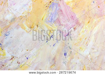 Abstract Atristic Oil Background. Oils On Canvas.