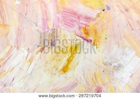 Abstract Atristic Oil Background. Oils On Canvas.