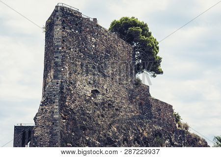 Acicastello - Ancient Norman Castle In Acitrezza, Catania, Sicily, Italy