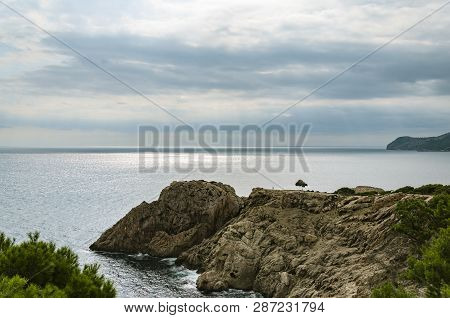 View At The Coastline Near Capdepera, Mallorca Island.
