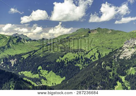 Kleinwalsertal, Austria: View Onto The Walmendiner Horn