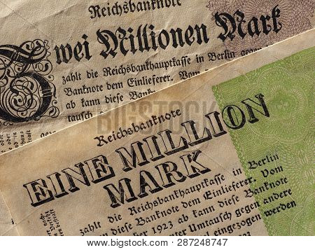 Eine Und Zwei Million Mark (one And Two Million Mark) Notes