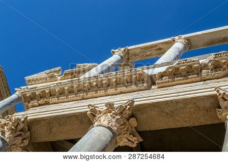 Classic Roman Amphitheater Located In Merida (spain)
