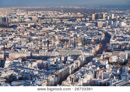 Ã¼ber Aussicht auf Paris
