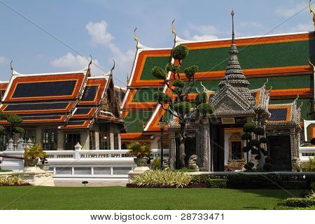 Det kongelige palads. Bangkok, Thailand