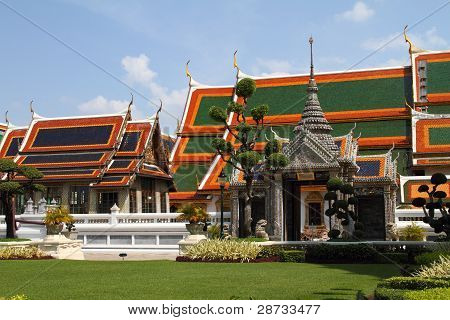 Det kongelige palads. Bangkok, Thailand