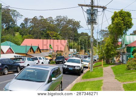 Street View In The Historical City Of Tilba, Classified By The National Trust As The Central Tilba C