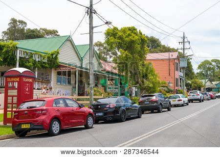 Street View In The Historical City Of Tilba, Classified By The National Trust As The Central Tilba C