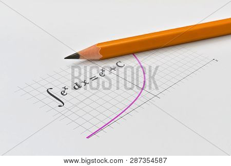 Yellow Pencil And Integrating The Exponential Function With Its Graph