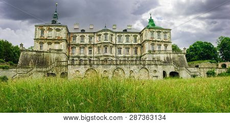 Panorama Of The Renaissance And Baroque Pidhirtsi Castle-fortress Built In The Mid 17th Century In S