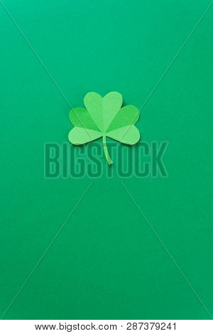 Happy St.patricks Day Shamrock Text Greeting Card