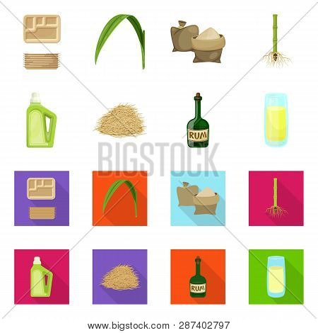 Vector Illustration Of Farm And Agriculture  Sign. Set Of Farm And Technology Vector Icon For Stock.