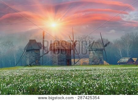Wooden Wind Mill