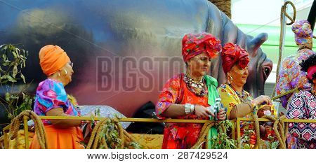 Carnival Of Cadiz Capital, Andalusia. Spain. Europe On March 3, 2019