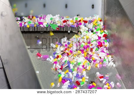 Close Up Waste Removing Or Separation Machine For Industrial