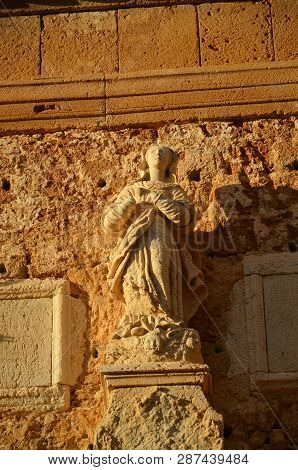 Old church of the city of Sambuca in Sicily