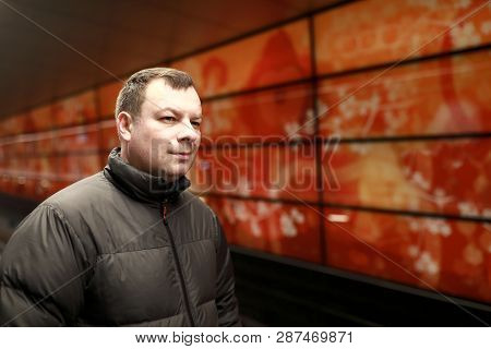Man Waiting Train