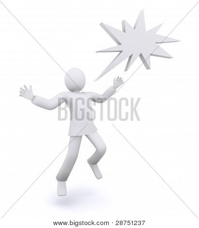 ugrik az eufória és kiabálva valamit