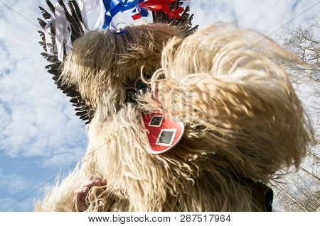 Ljubljana, Slovenia / Slovenia - February 02 2019: Carnival In Slovenia With Some Traditional Sloven