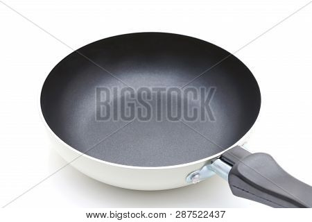 Small Frying Pan Isolated On White Background