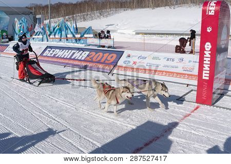 Petropavlovsk Kamchatsky, Kamchatka Peninsula, Russian Far East - February 21, 2019: Kamchatka Kids 