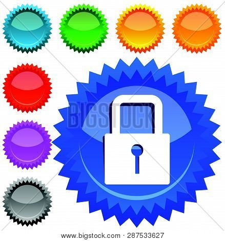 For Security, Prevention, Privacy Themes: Padlock Icon