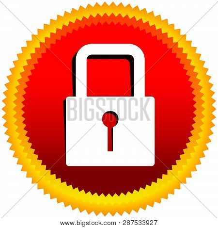 For Security, Prevention, Privacy Themes: Padlock Icon