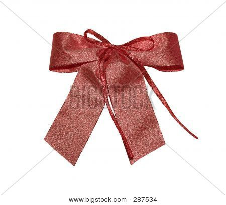 Röd metall båge med sökvägen