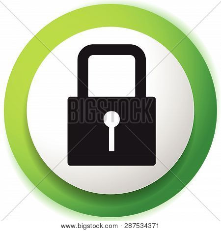 For Security, Prevention, Privacy Themes: Padlock Icon