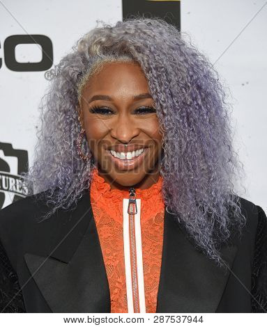 LOS ANGELES - FEB 21:  Cynthia Erivo arrives for the Essence Celebrates Black Women in Hollywood on February 21, 2019 in Beverly Hills, CA