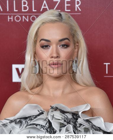 LOS ANGELES - FEB 20:  Rita Ora arrives for VH1's Trail Blazer Honors on February 20, 2019 in Hollywood, CA