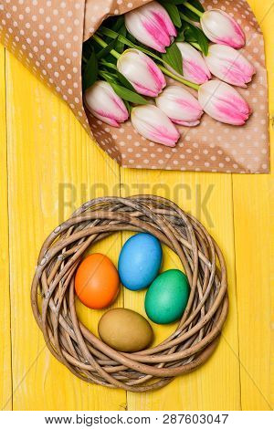 Spring Holiday. Tradition Celebrate Easter. Happy Easter Season. Easter Is Coming. Collecting Easter