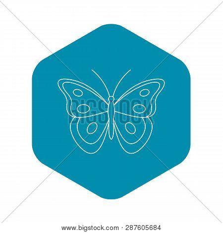 Aphantopus Butterfly Icon. Outline Illustration Of Aphantopus Butterfly Vector Icon For Web