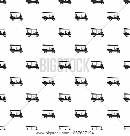 Taxi Rickshaw Pattern Seamless Vector Repeat Geometric For Any Web Design