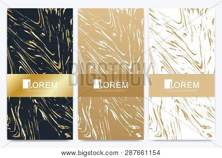 Chocolate Bar Packaging Set. Trendy Luxury Product Branding Template With Label Pattern For Packagin